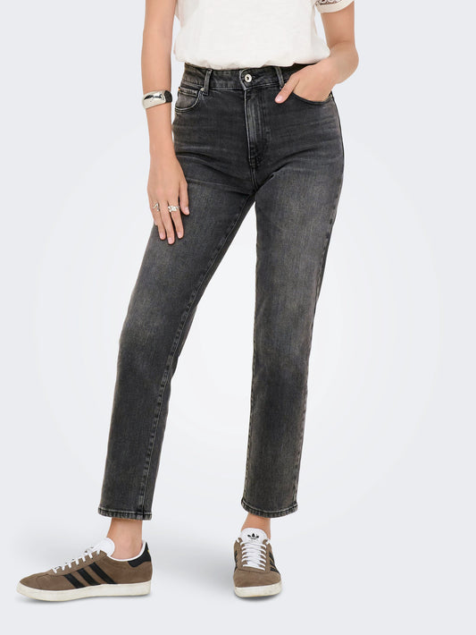 ONLEMILY HIGH WAIST STRAIGHT FIT JEANS