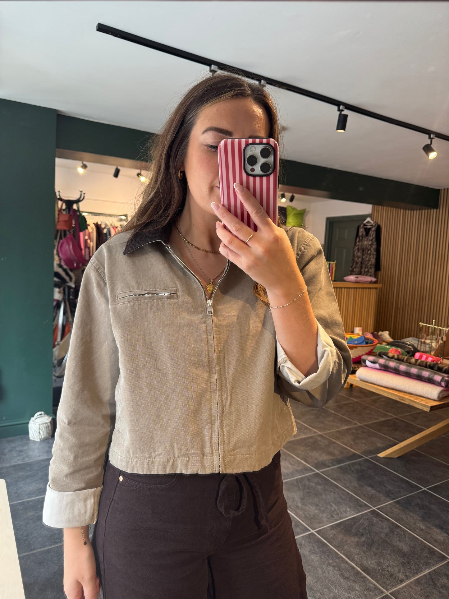 ONLCAVA COLLAR JACKET