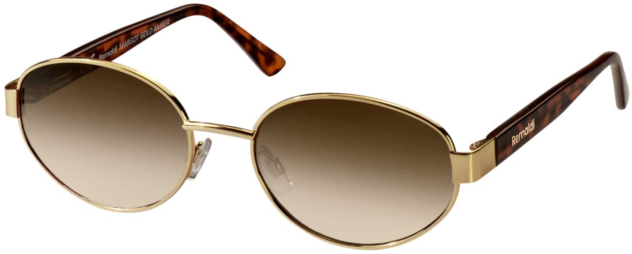 Margot Gold Amber Sunglasses
